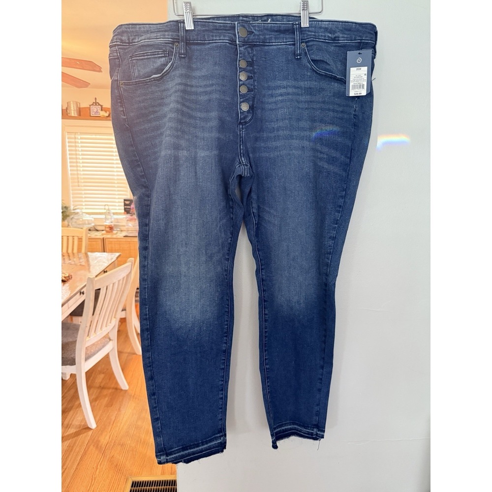Universal Thread High Rise Skinny Button Fly Women's size 26 Blue Denim Jeans